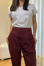Pantalón Petite Dana - Borgoña