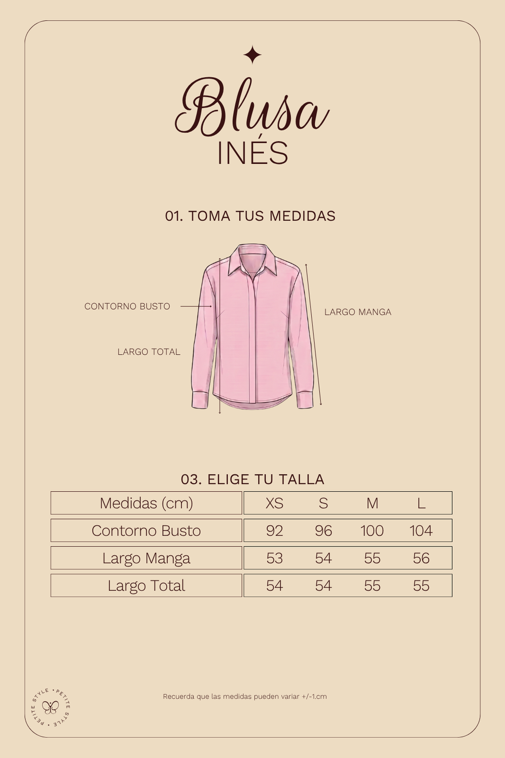 Blusa Petite Inés - Rosa - PREVENTA