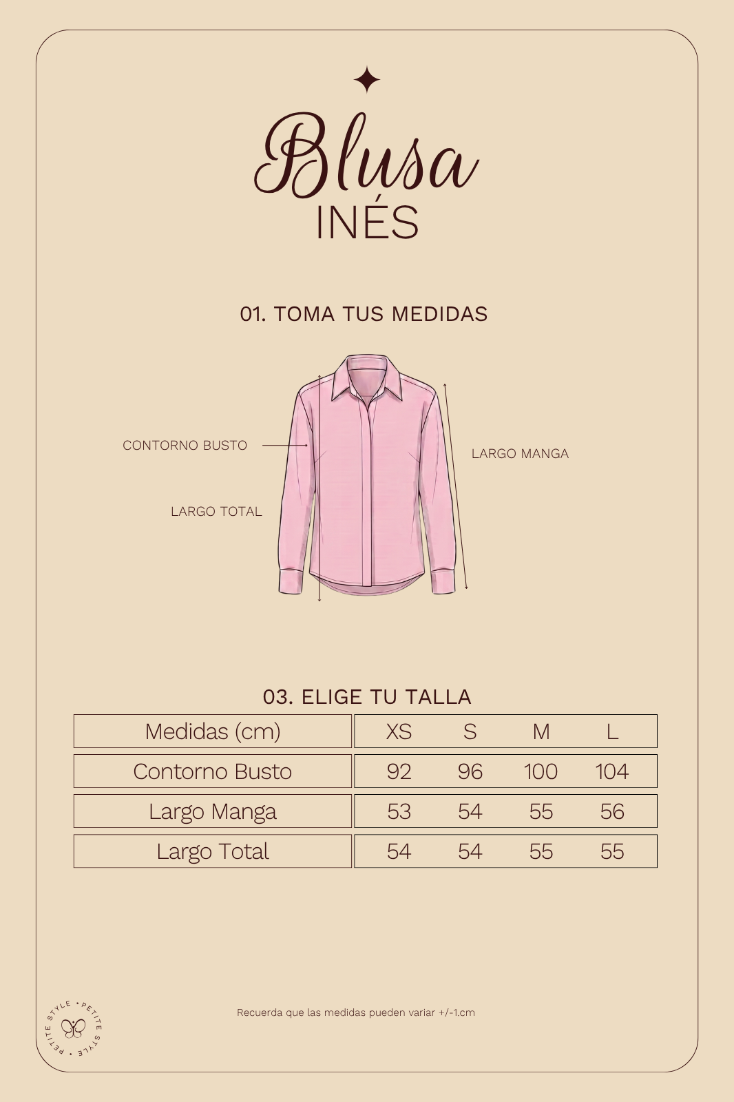 Blusa Petite Inés - Rosa - PREVENTA