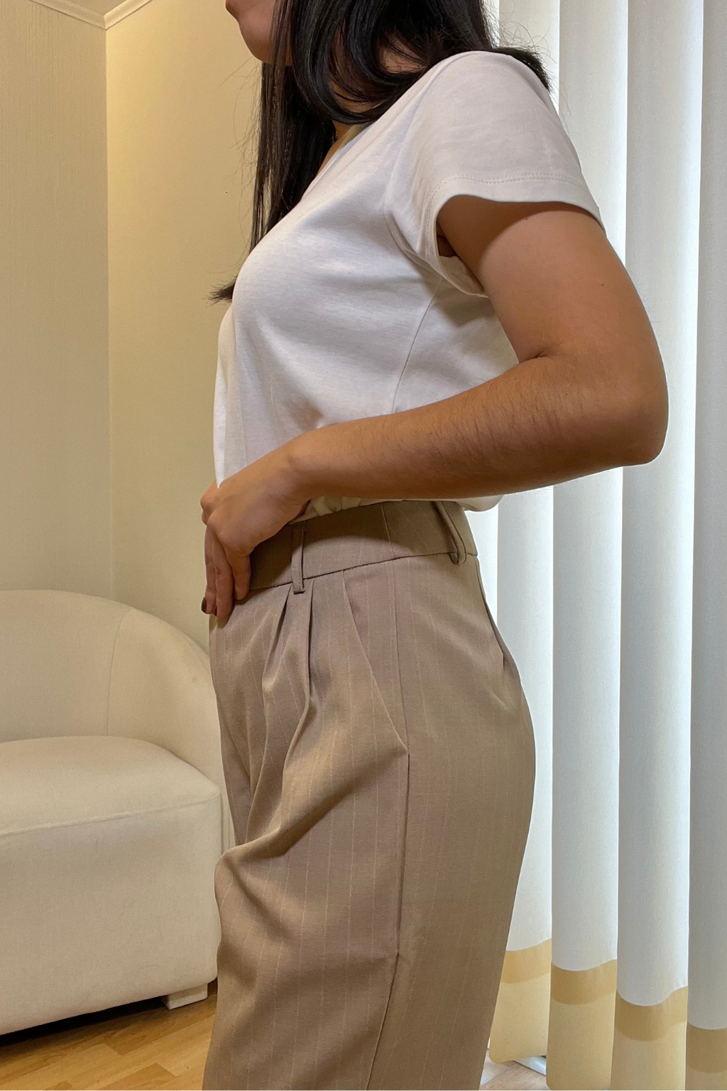 Pantalón Petite Dana - Beige