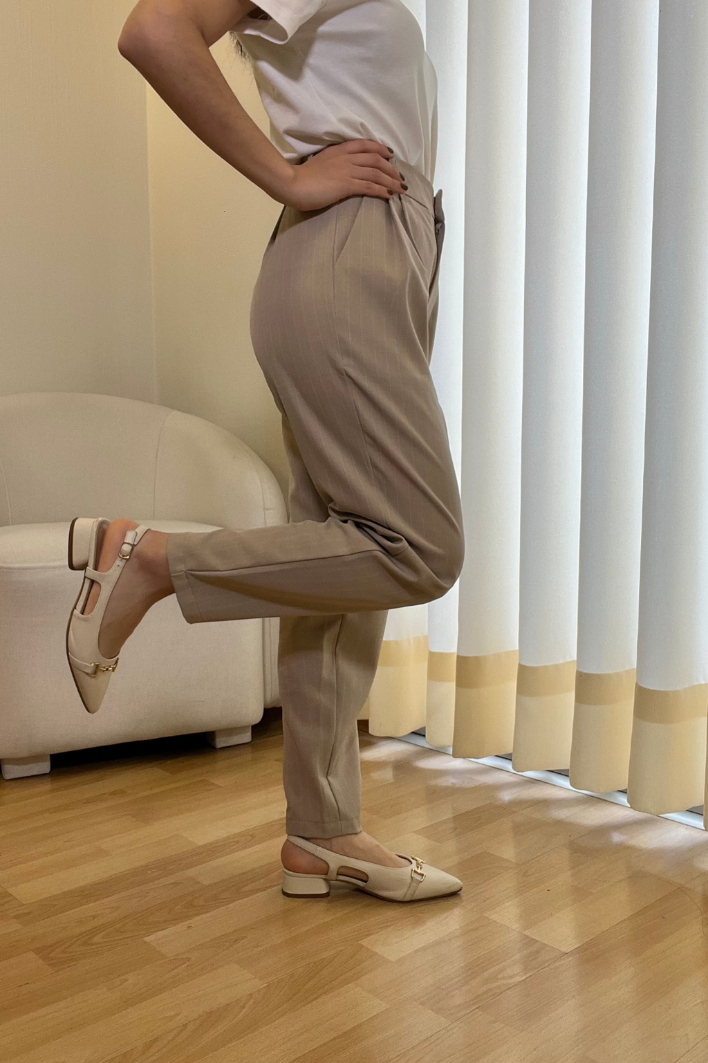 Pantalón Petite Dana - Beige