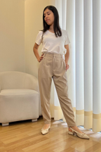 Pantalón Petite Dana - Beige