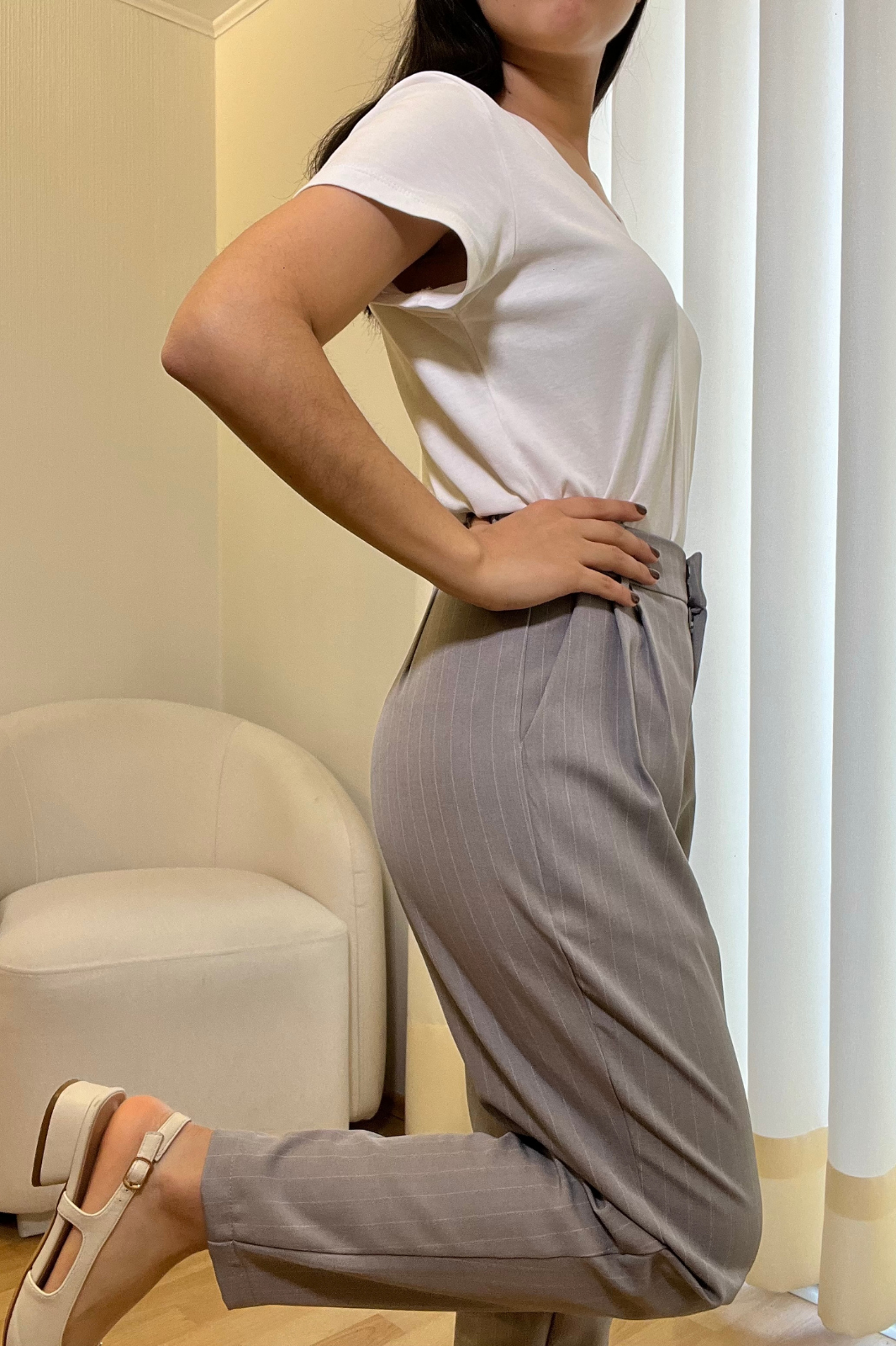 Pantalón Petite Dana - Plomo