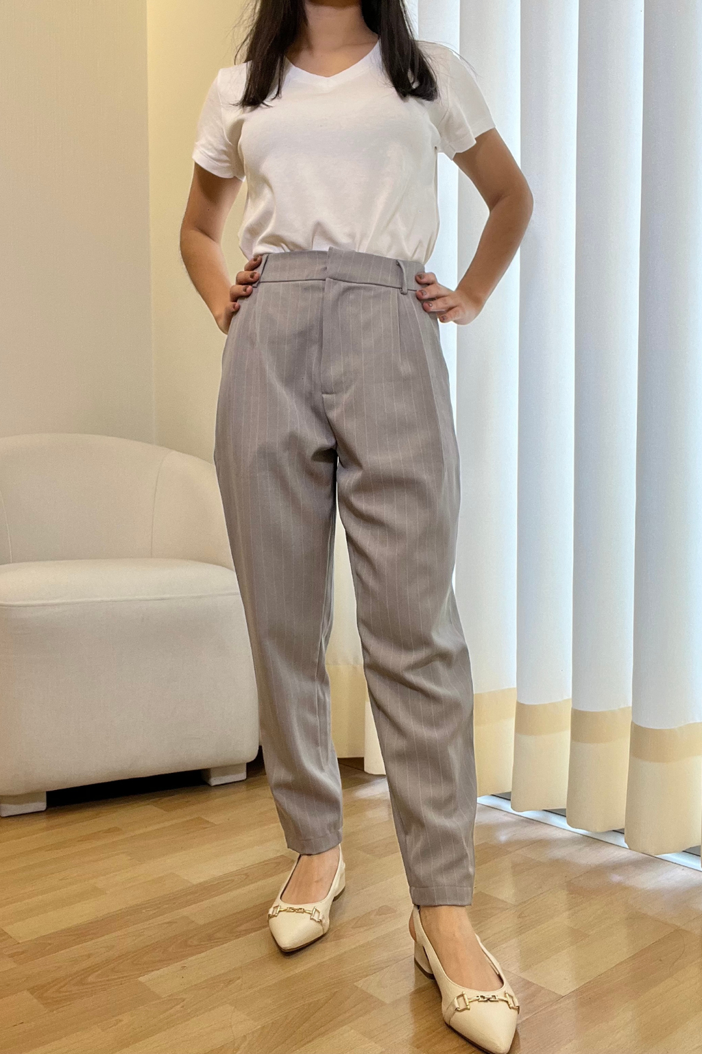 Pantalón Petite Dana - Plomo