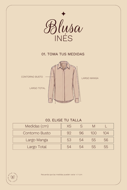 Blusa Petite Inés - Beige - PREVENTA