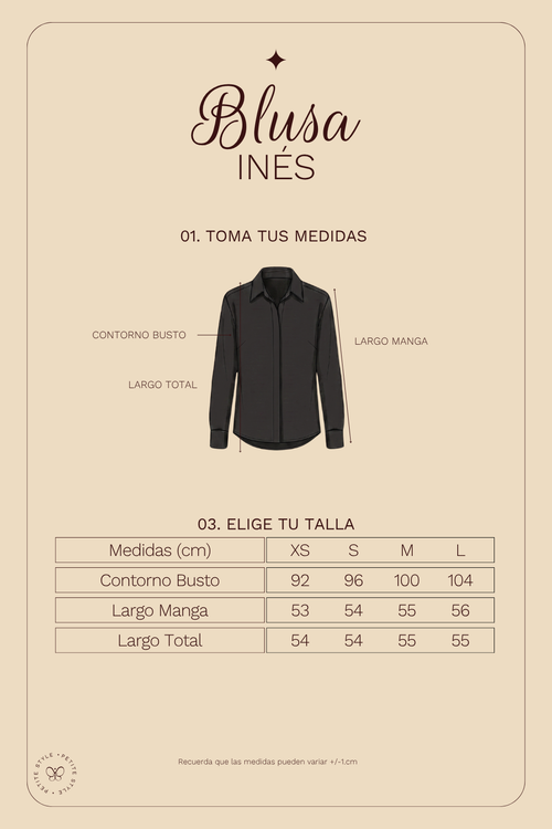 Blusa Petite Inés - Negro - PREVENTA