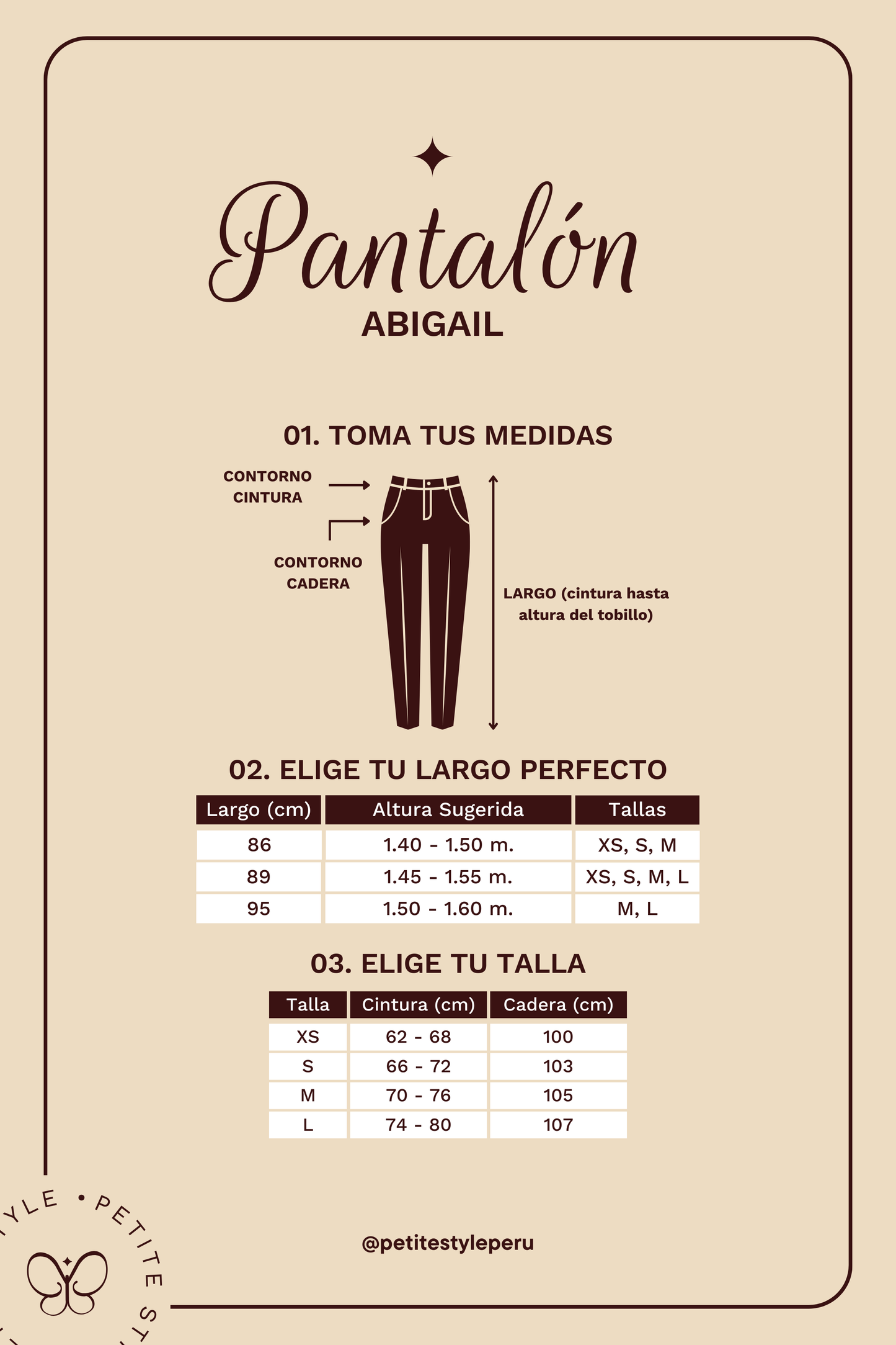 Pantalón Abigail - Marrón