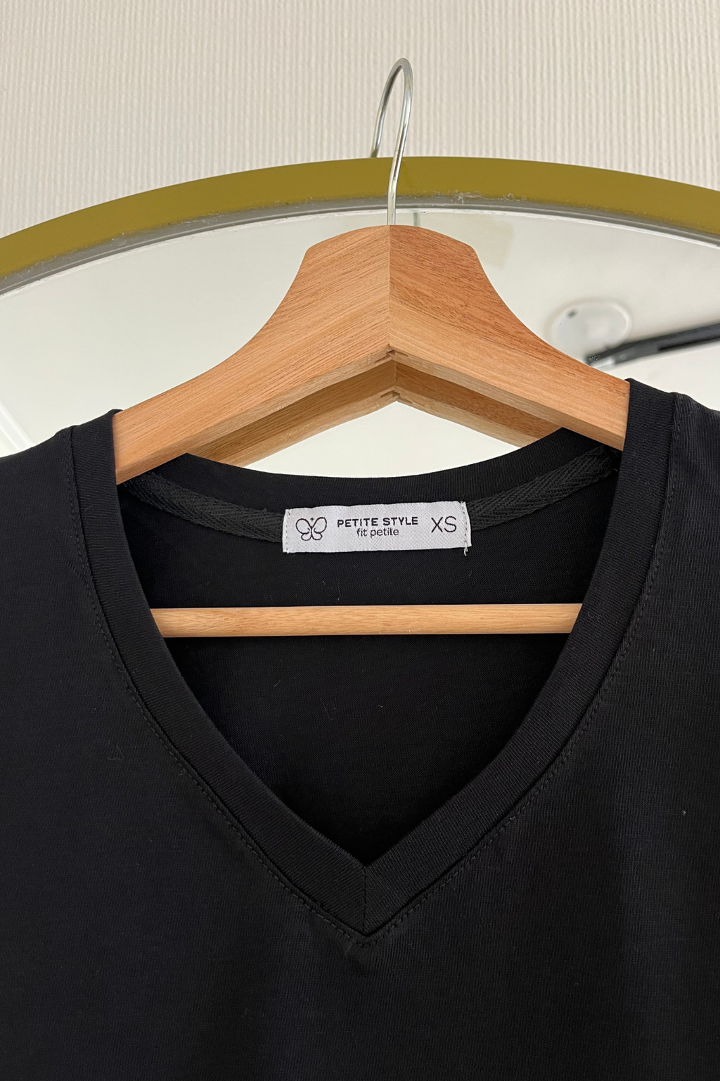 Polo Básico Petite Emma - Negro