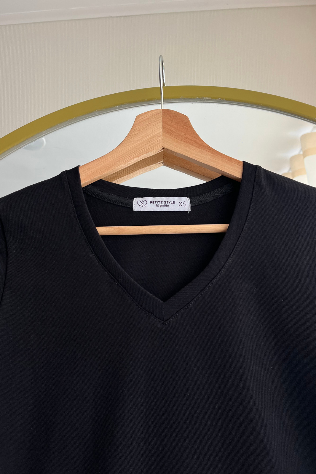 Polo Básico Petite Emma - Negro