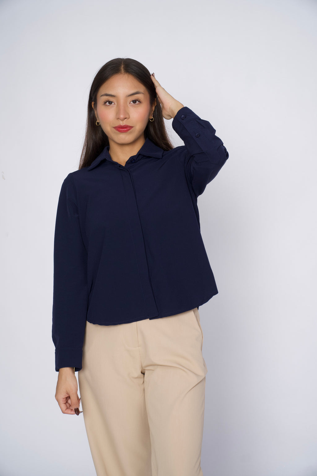 Blusa Petite Inés - Azul marino - PREVENTA