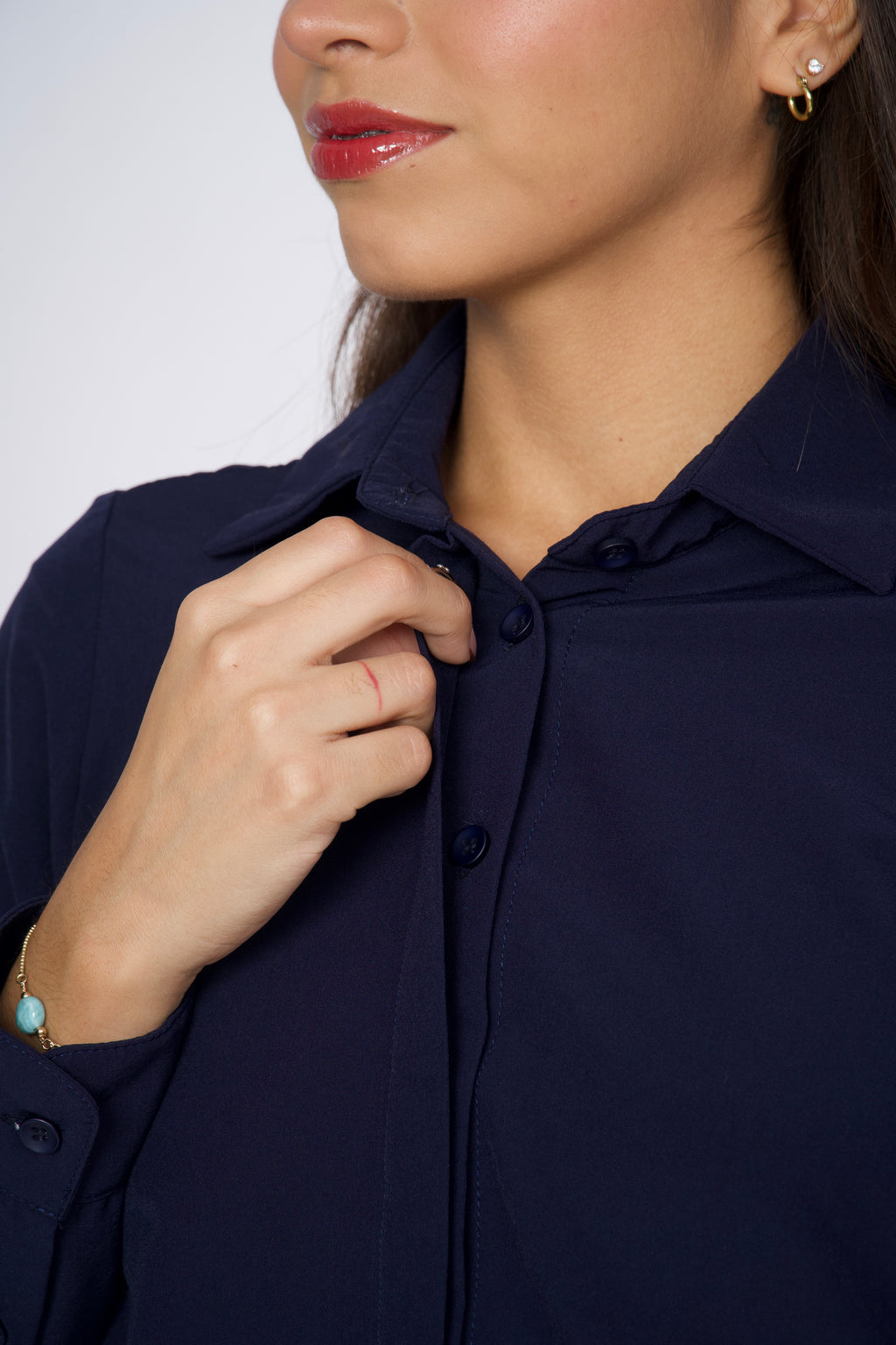 Blusa Petite Inés - Azul marino - PREVENTA