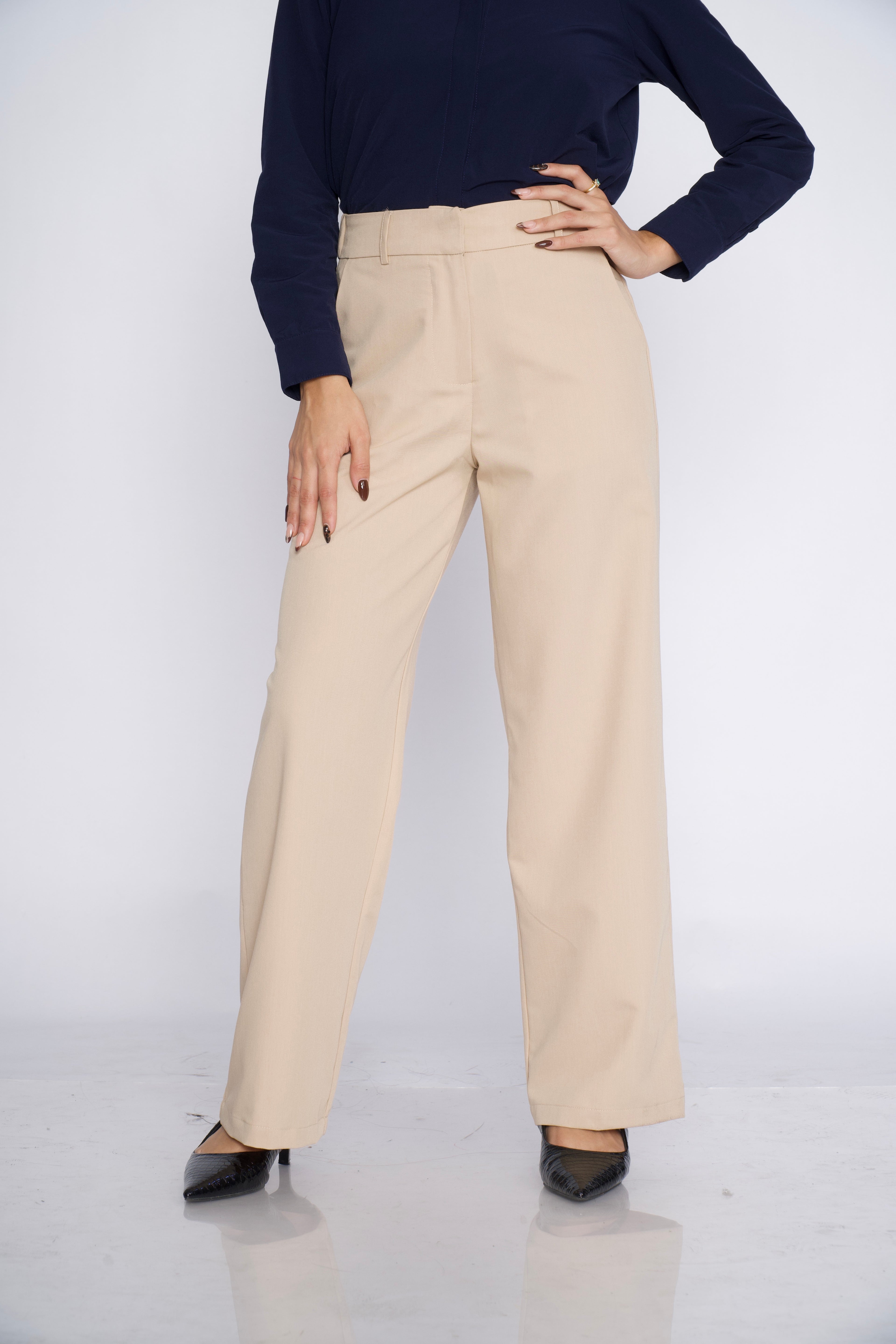 Pantalón Petite Linda - Beige - PREVENTA