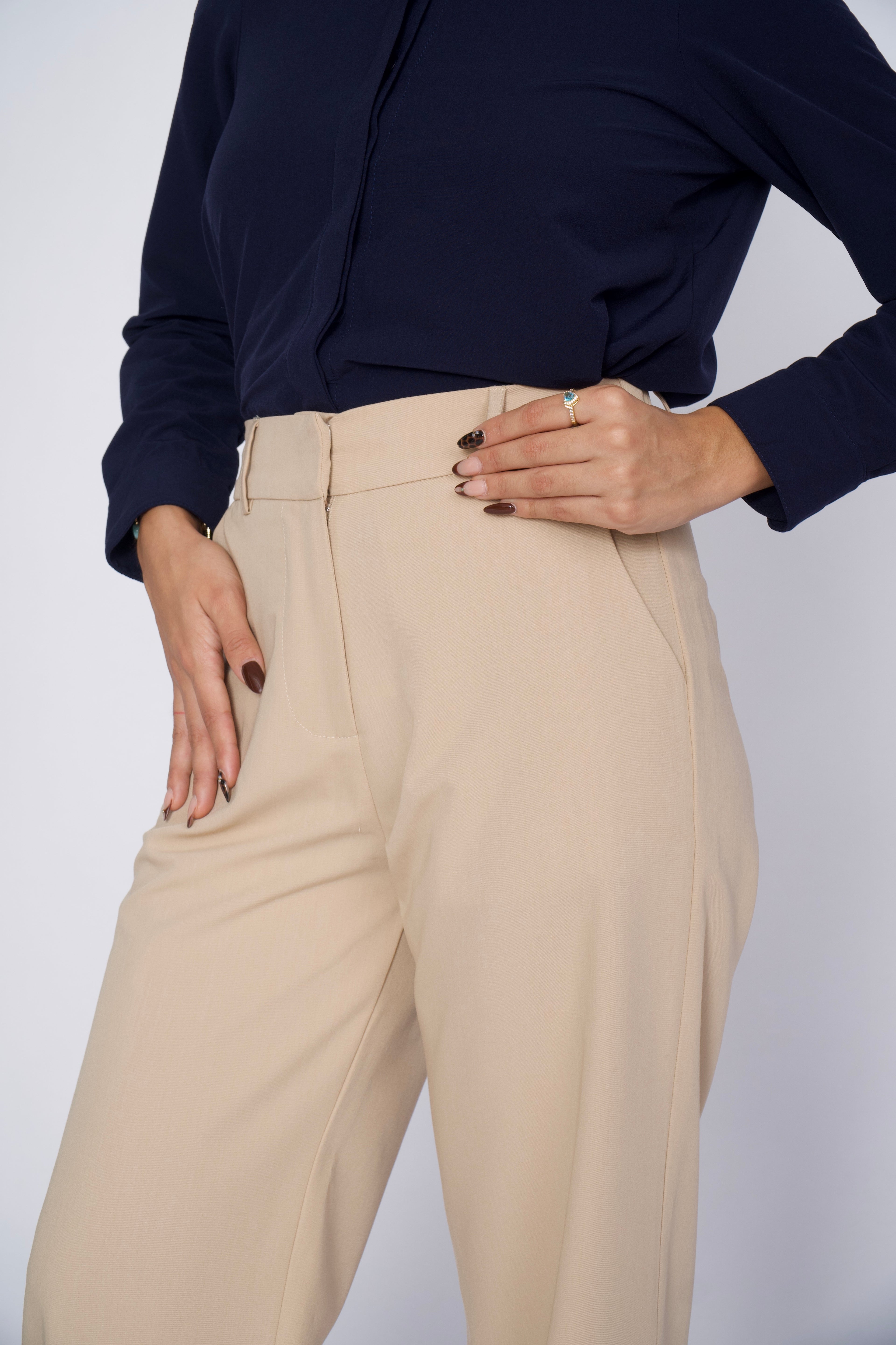 Pantalón Petite Linda - Beige - PREVENTA