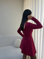 Vestido Petite Belén - Vino