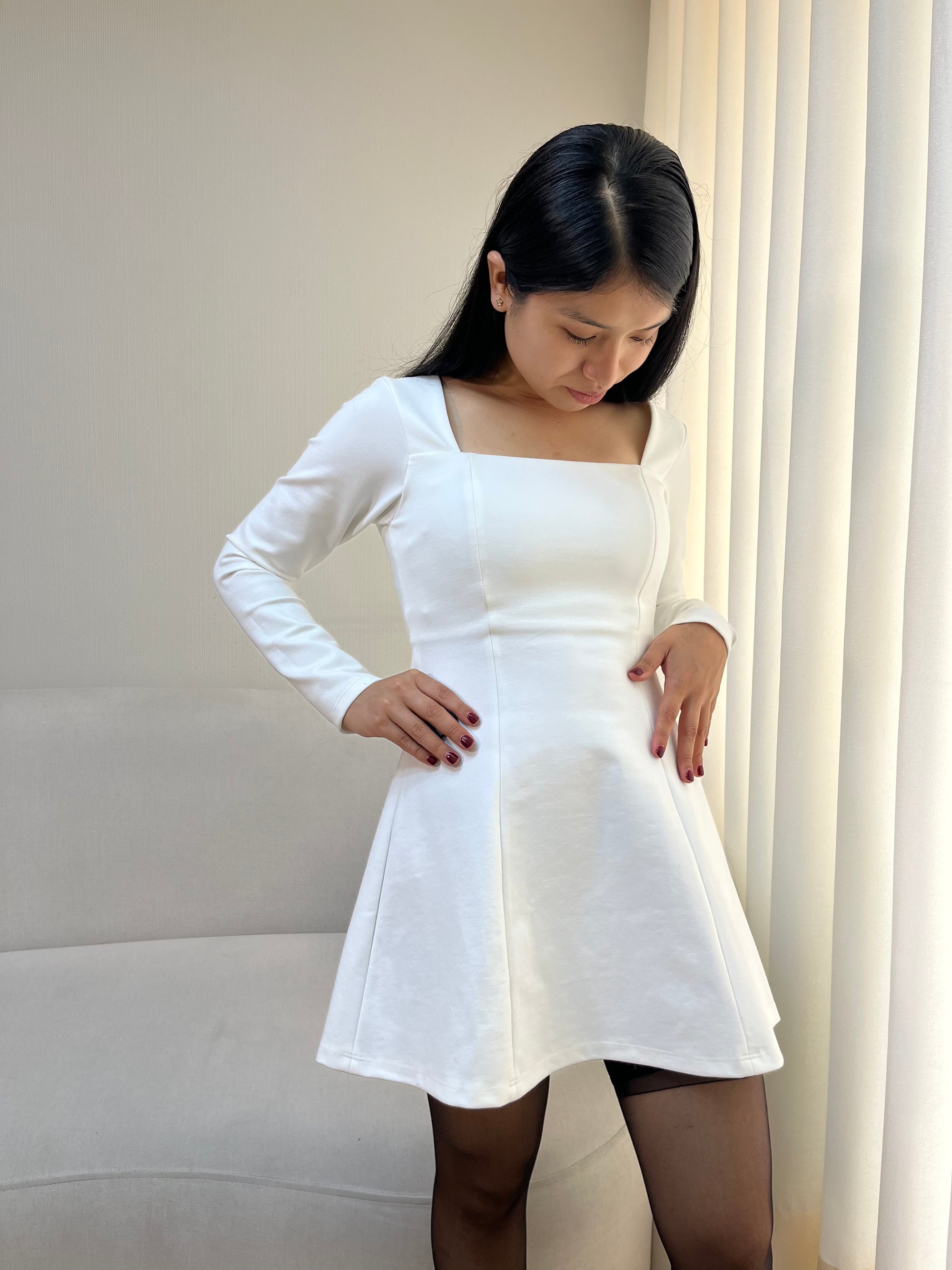 Vestido Petite Belén - Perla