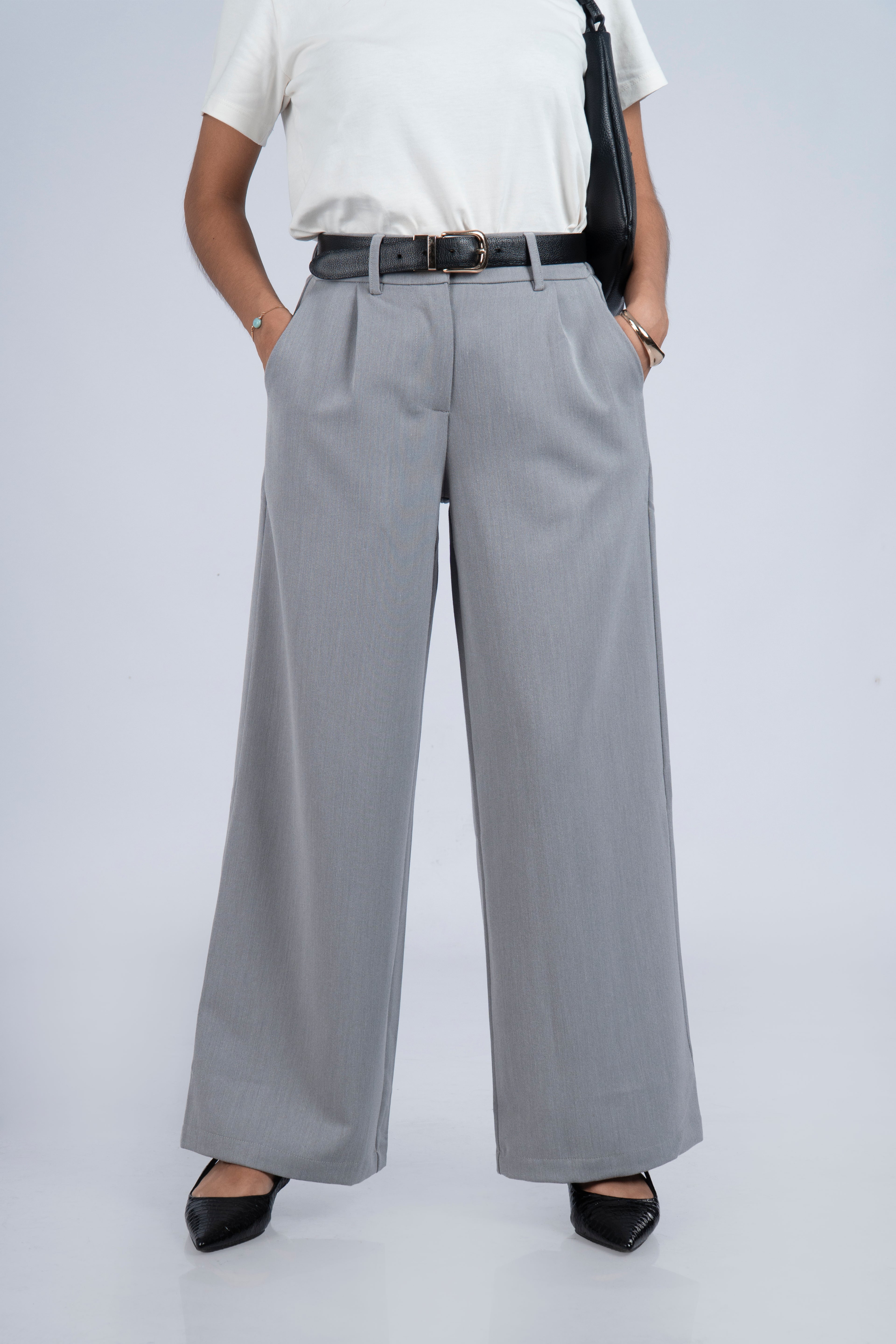 Pantalón Petite María - Plomo