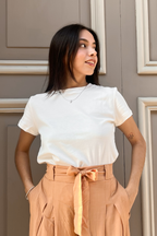 Polo Básico Petite Isa - Perla