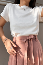 Polo Básico Petite Isa - Perla