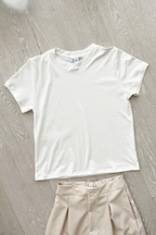 Polo Básico Petite Isa - Perla