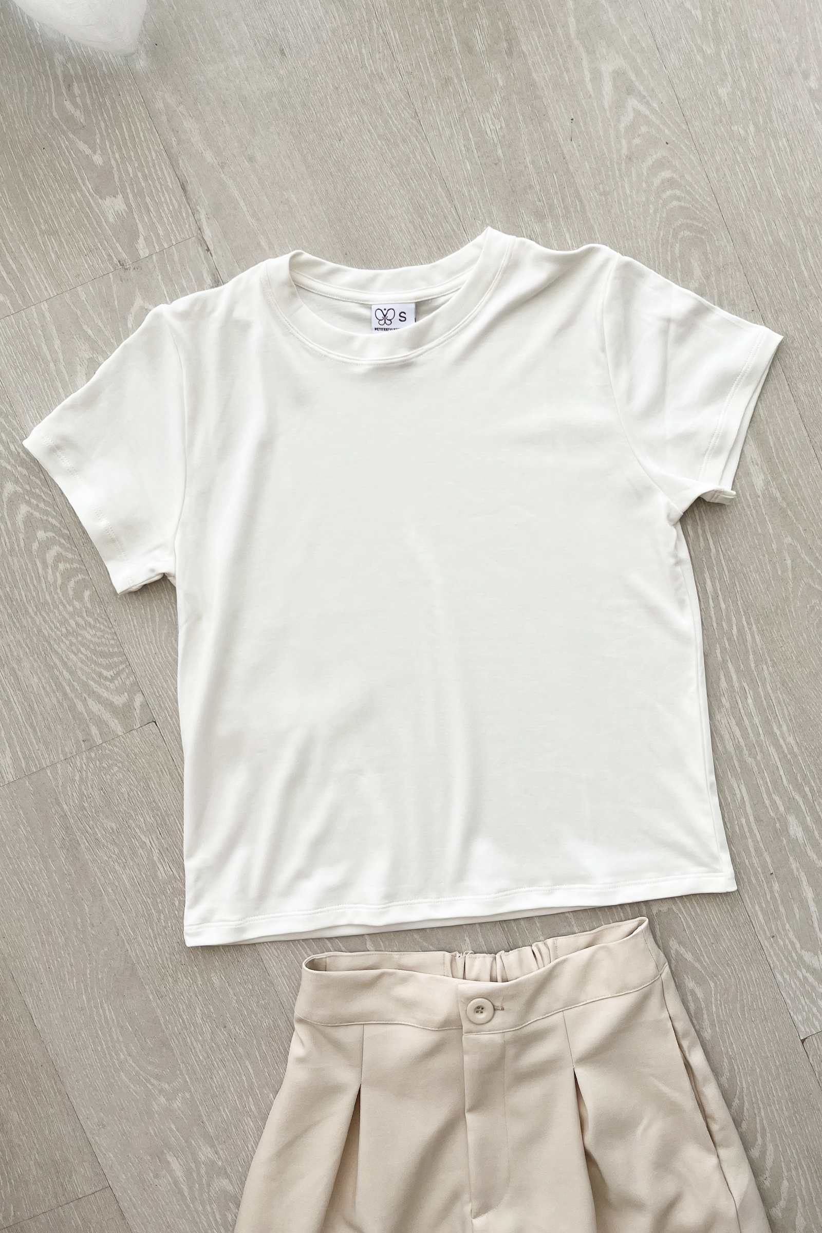 Polo Básico Petite Isa - Perla
