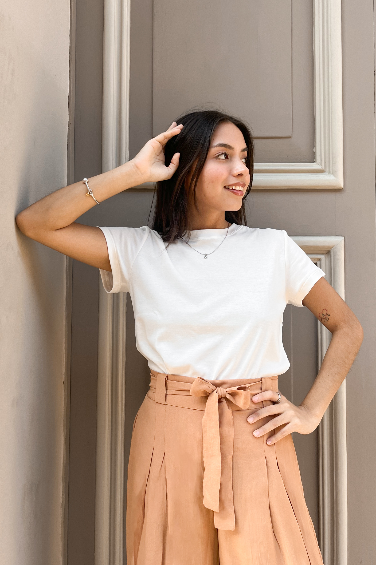 Pantalón Petite Julieta - Camel