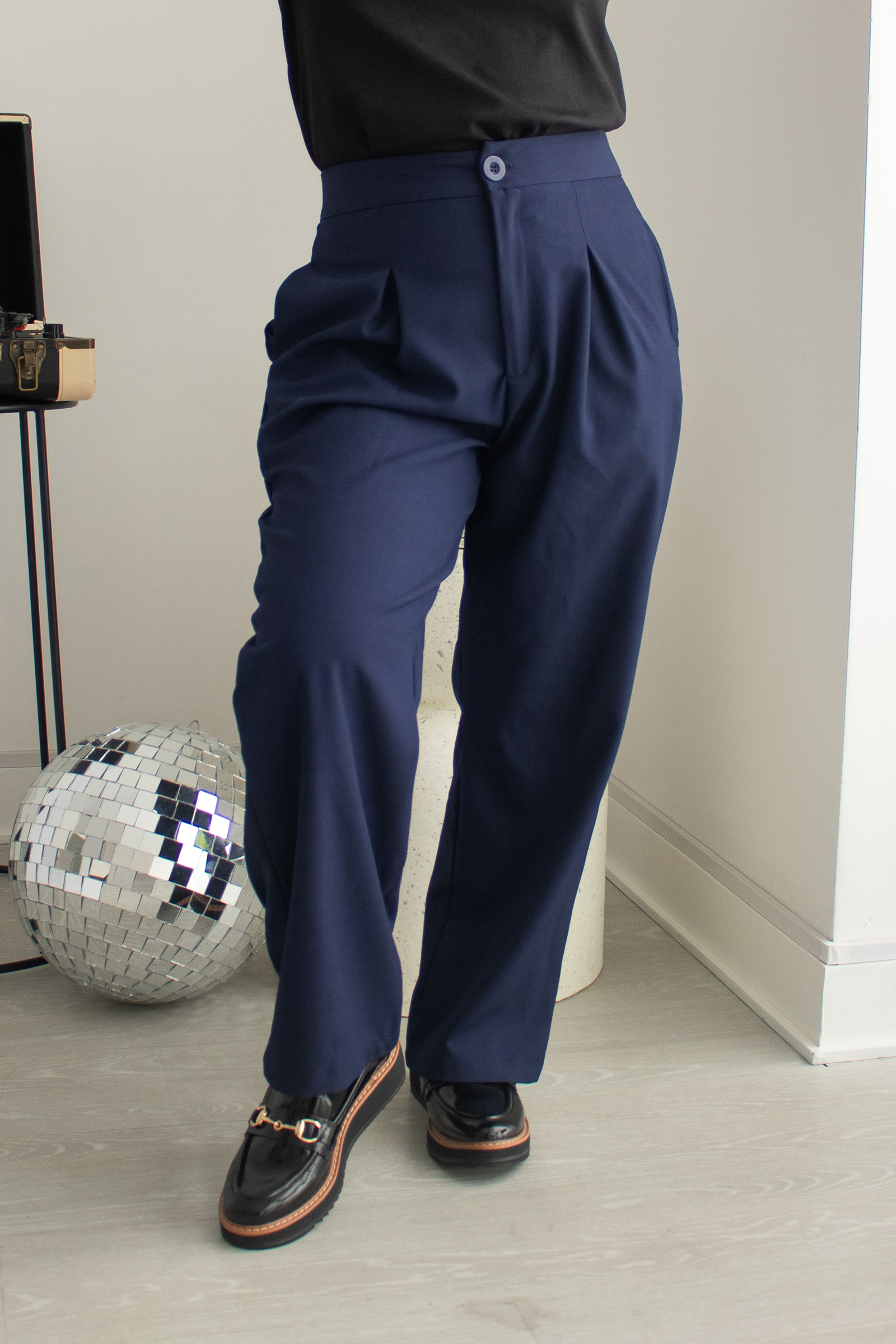 Pantalón Petite Olivia - Azul