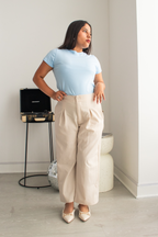 Pantalón Petite Olivia - Champagne
