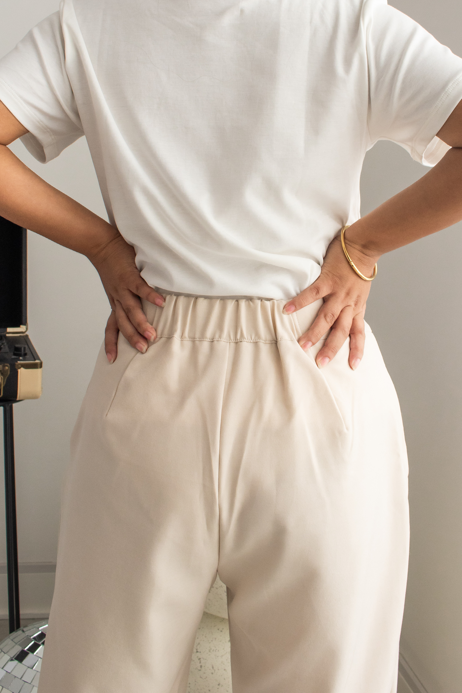 Pantalón Petite Olivia - Champagne