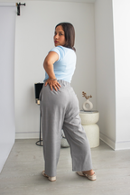 Pantalón Petite Olivia - Gris