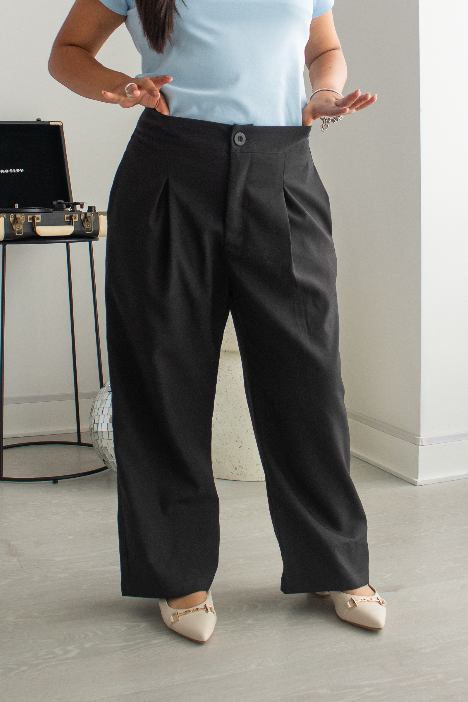 Pantalón Petite-Olivia - Negro