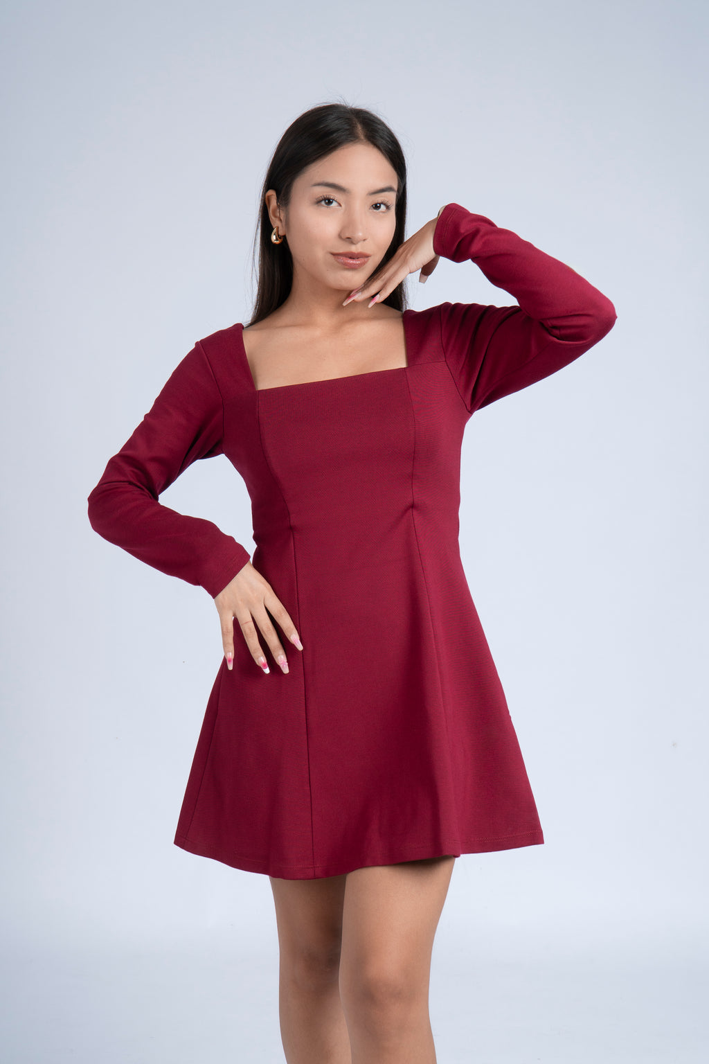 Vestido Petite Belén - Vino
