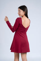 Vestido Petite Belén - Vino