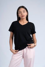 Polo Básico Petite Emma - Negro