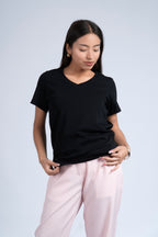 Polo Básico Petite Emma - Negro