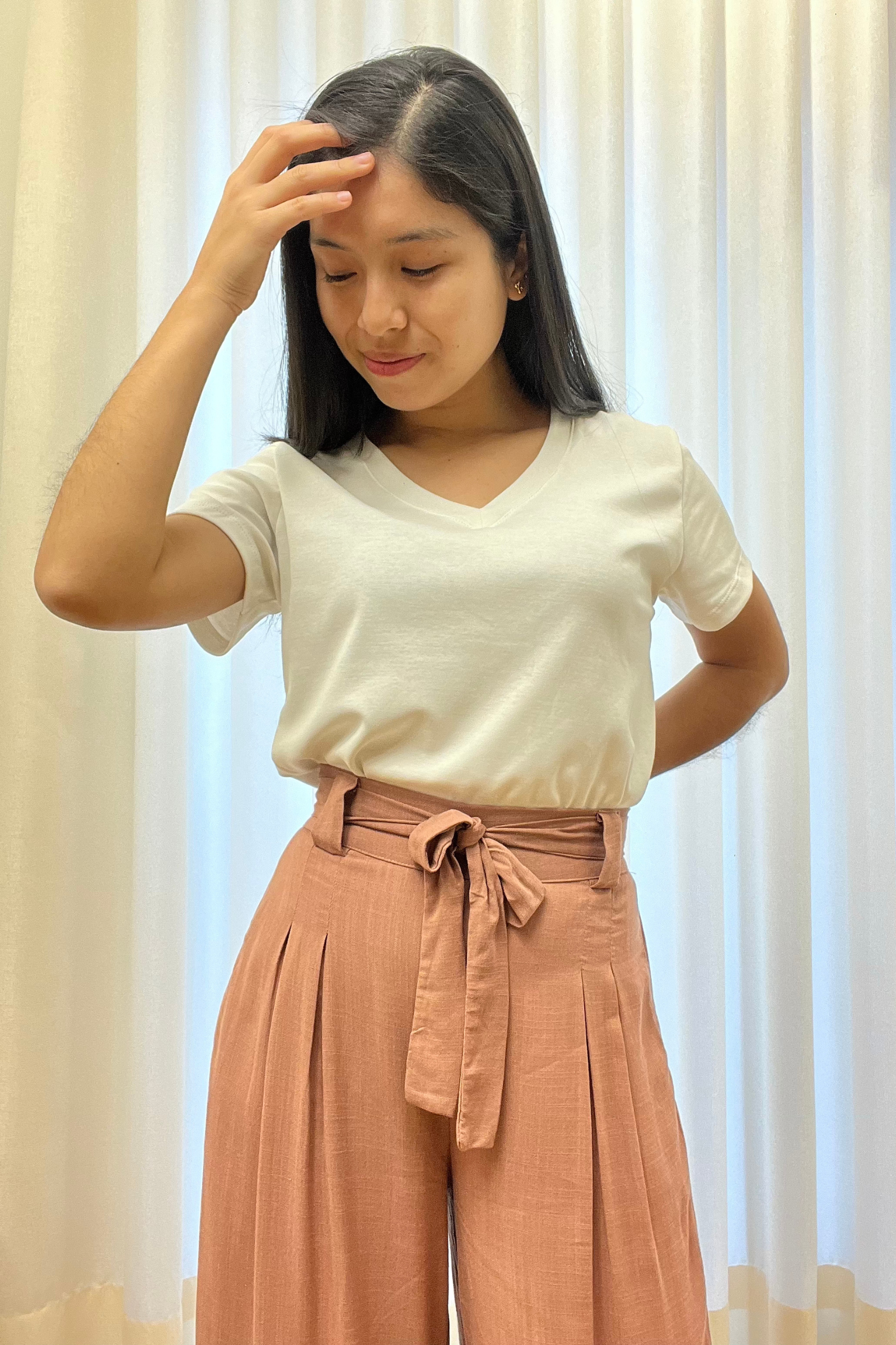 Polo Básico Petite Emma - Perla