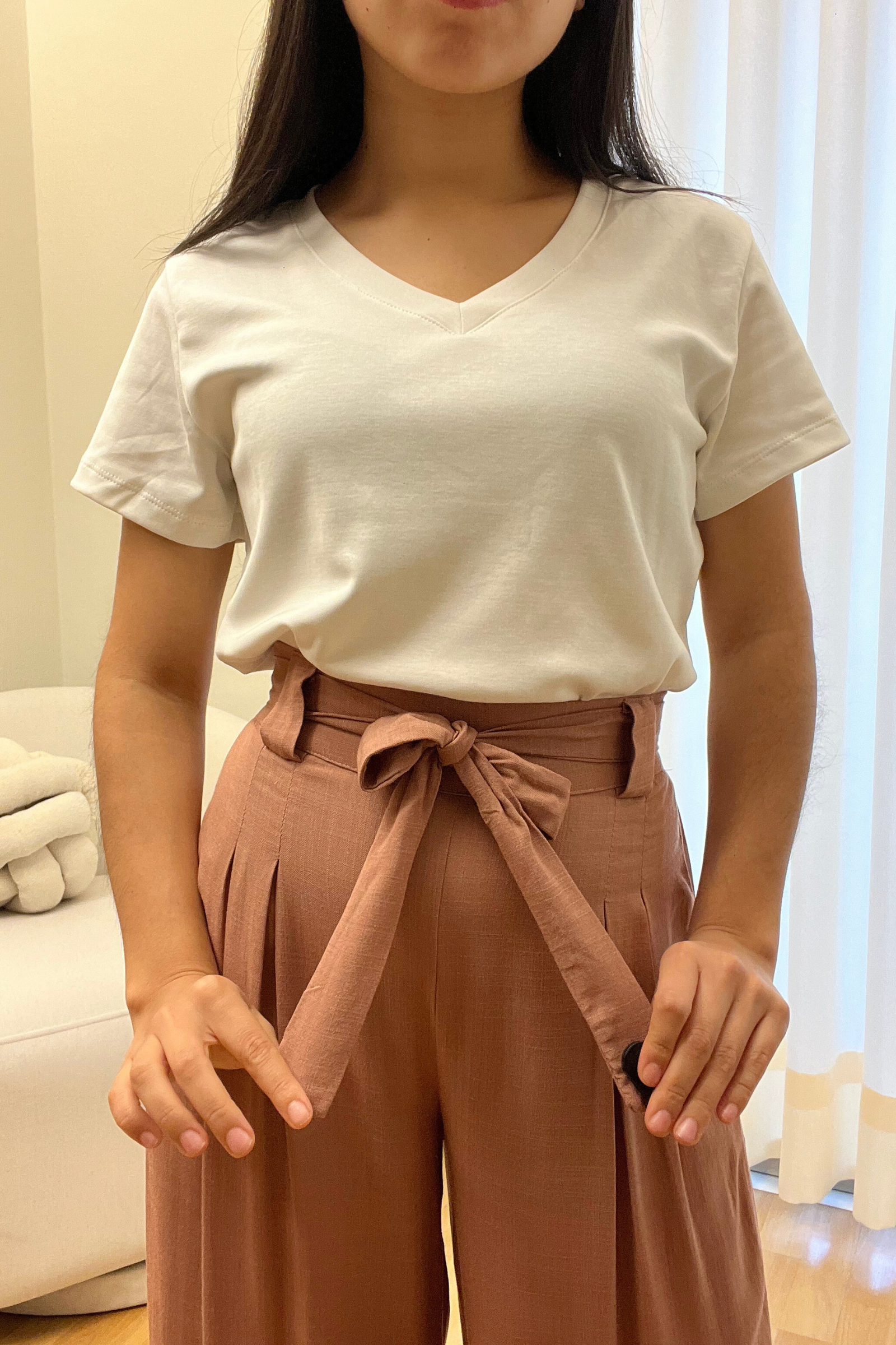 Polo Básico Petite Emma - Perla