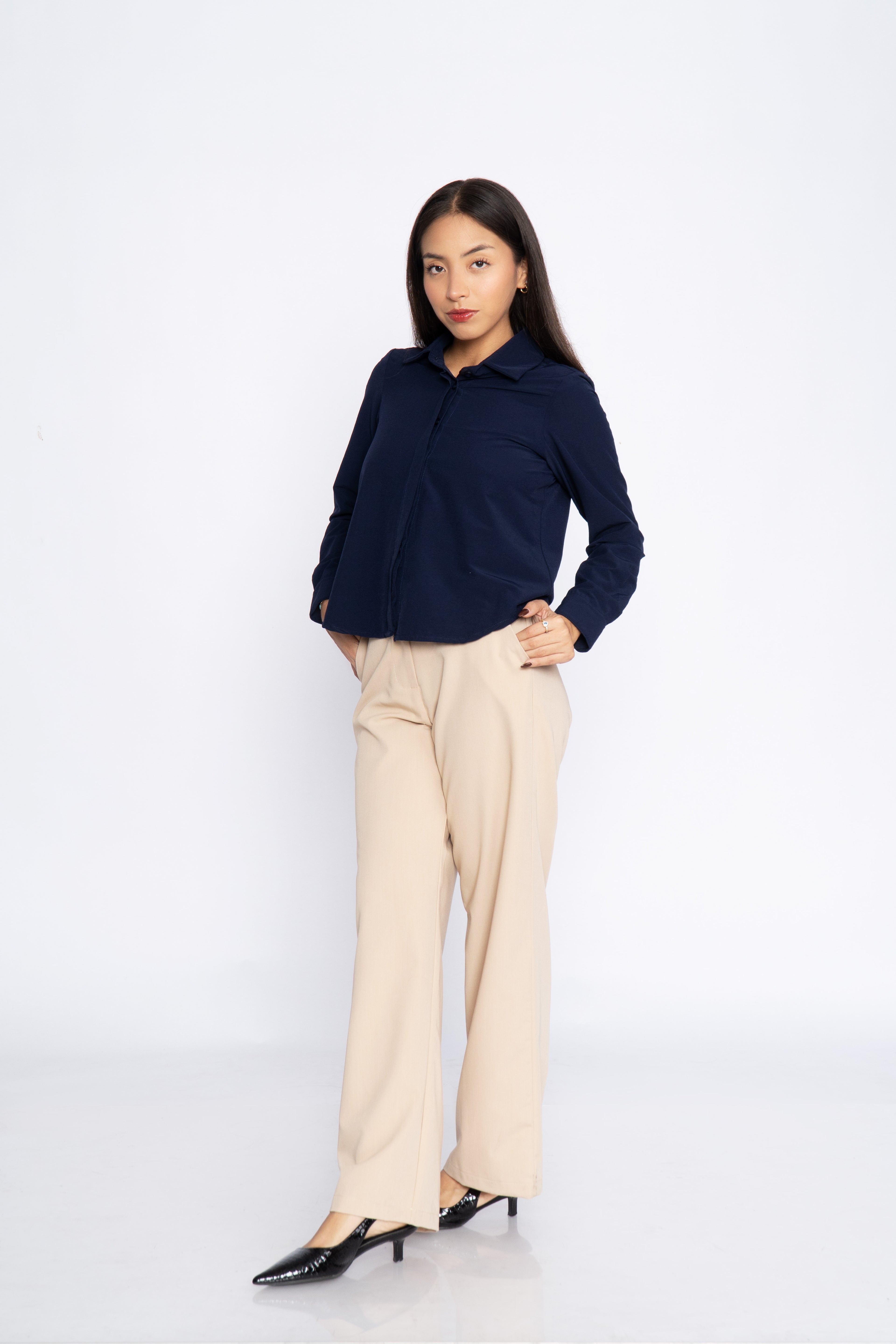 Blusa Petite Inés - Azul marino - PREVENTA