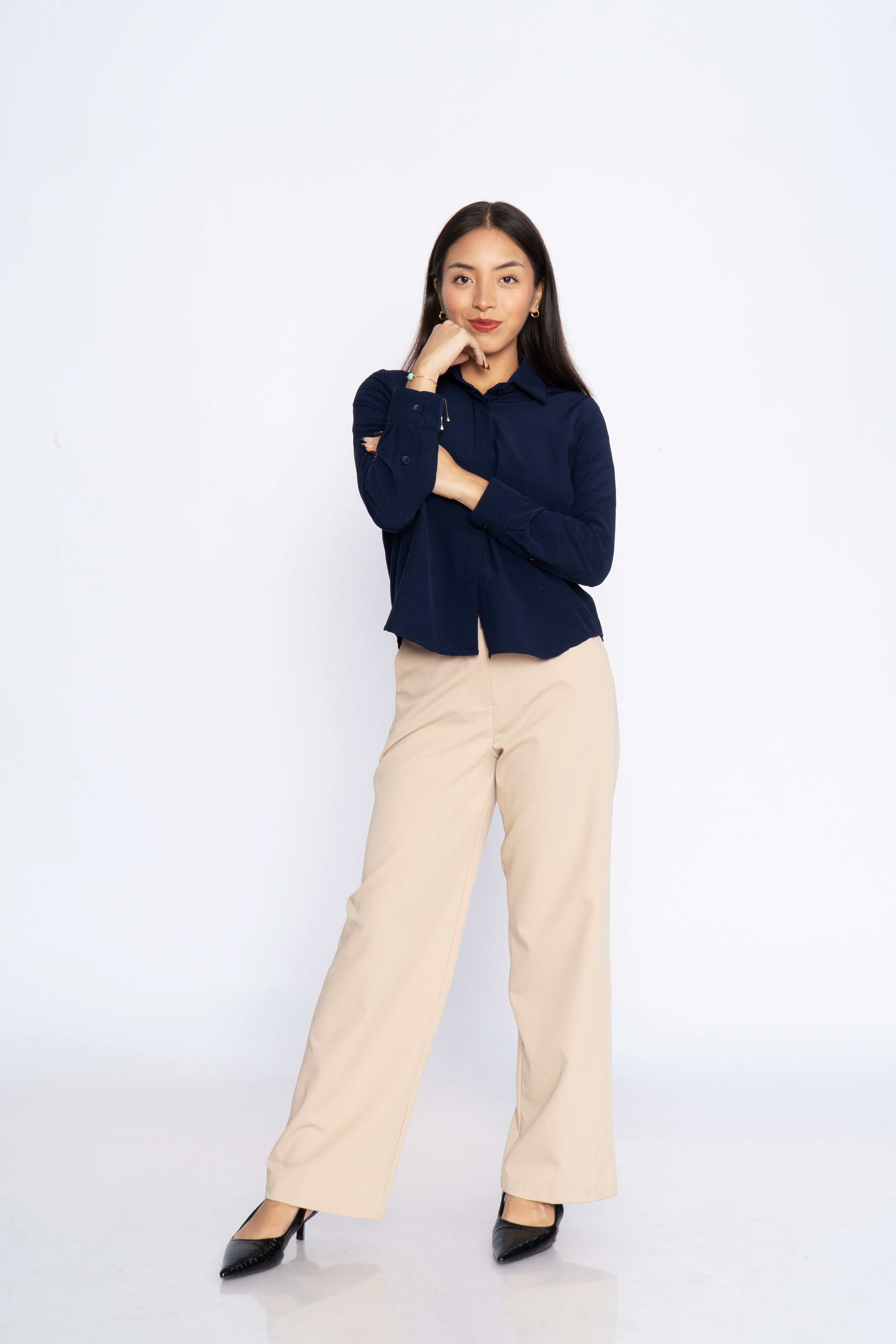 Blusa Petite Inés - Azul marino - PREVENTA