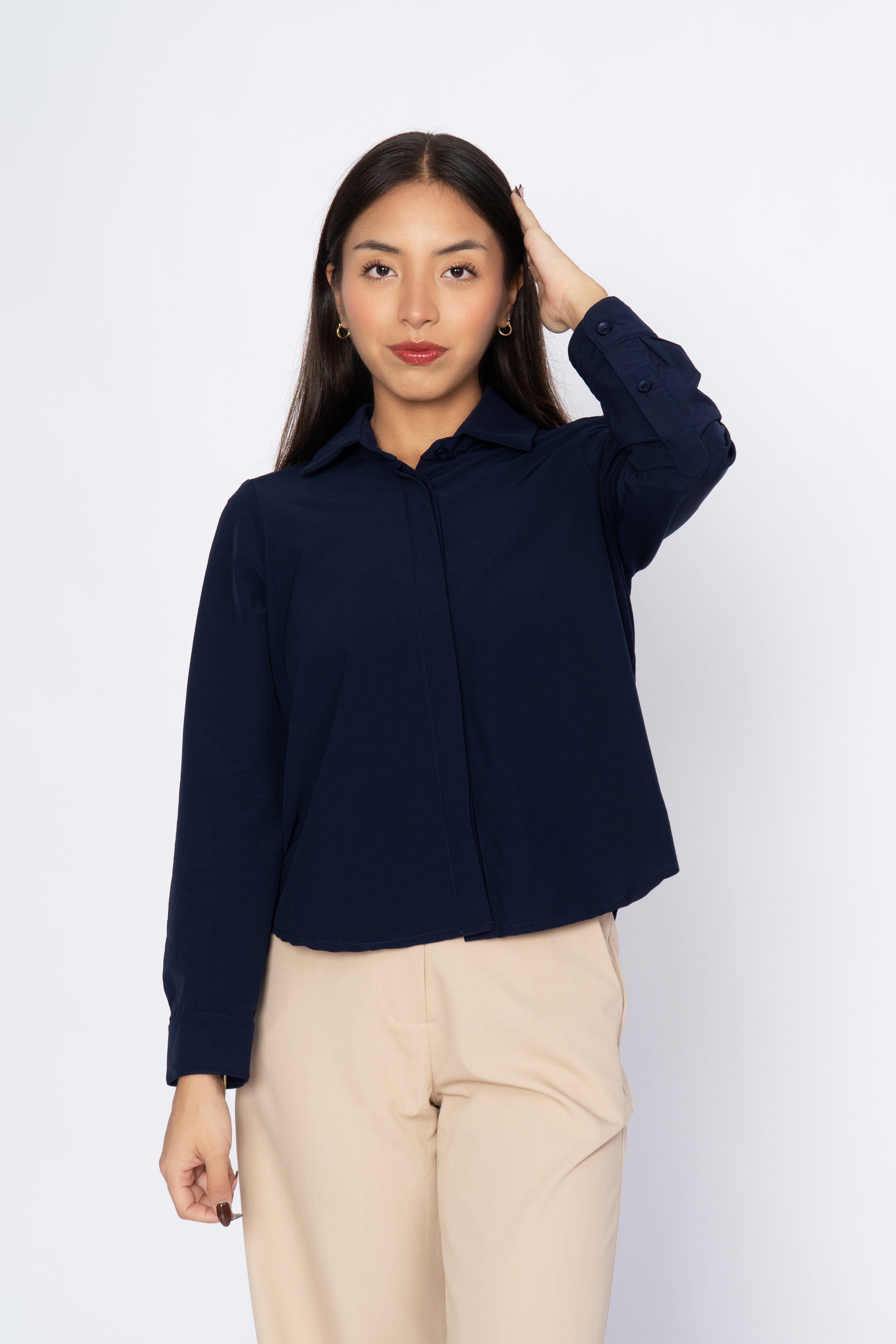 Blusa Petite Inés - Azul marino - PREVENTA