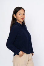 Blusa Petite Inés - Azul marino