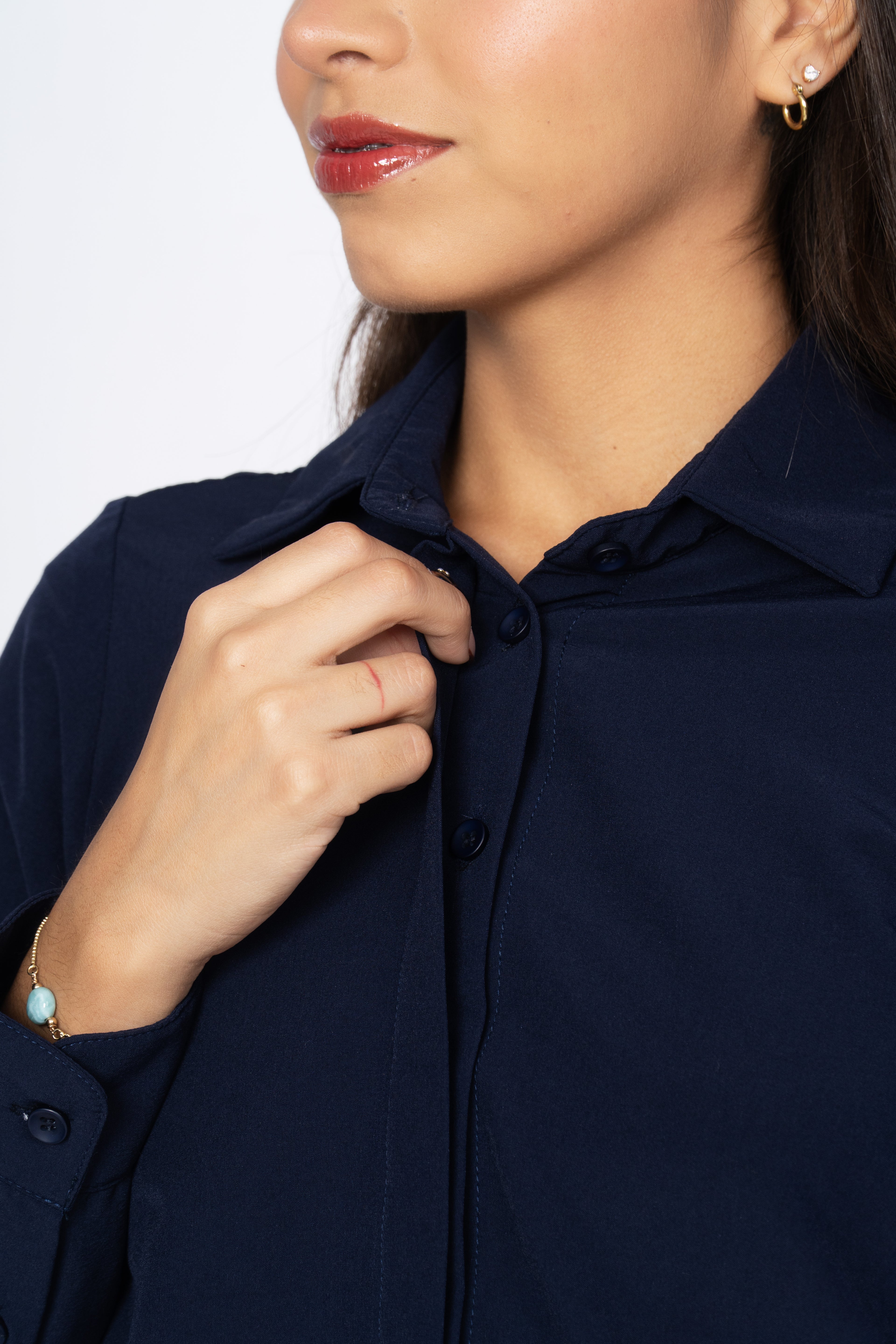 Blusa Petite Inés - Azul marino - PREVENTA