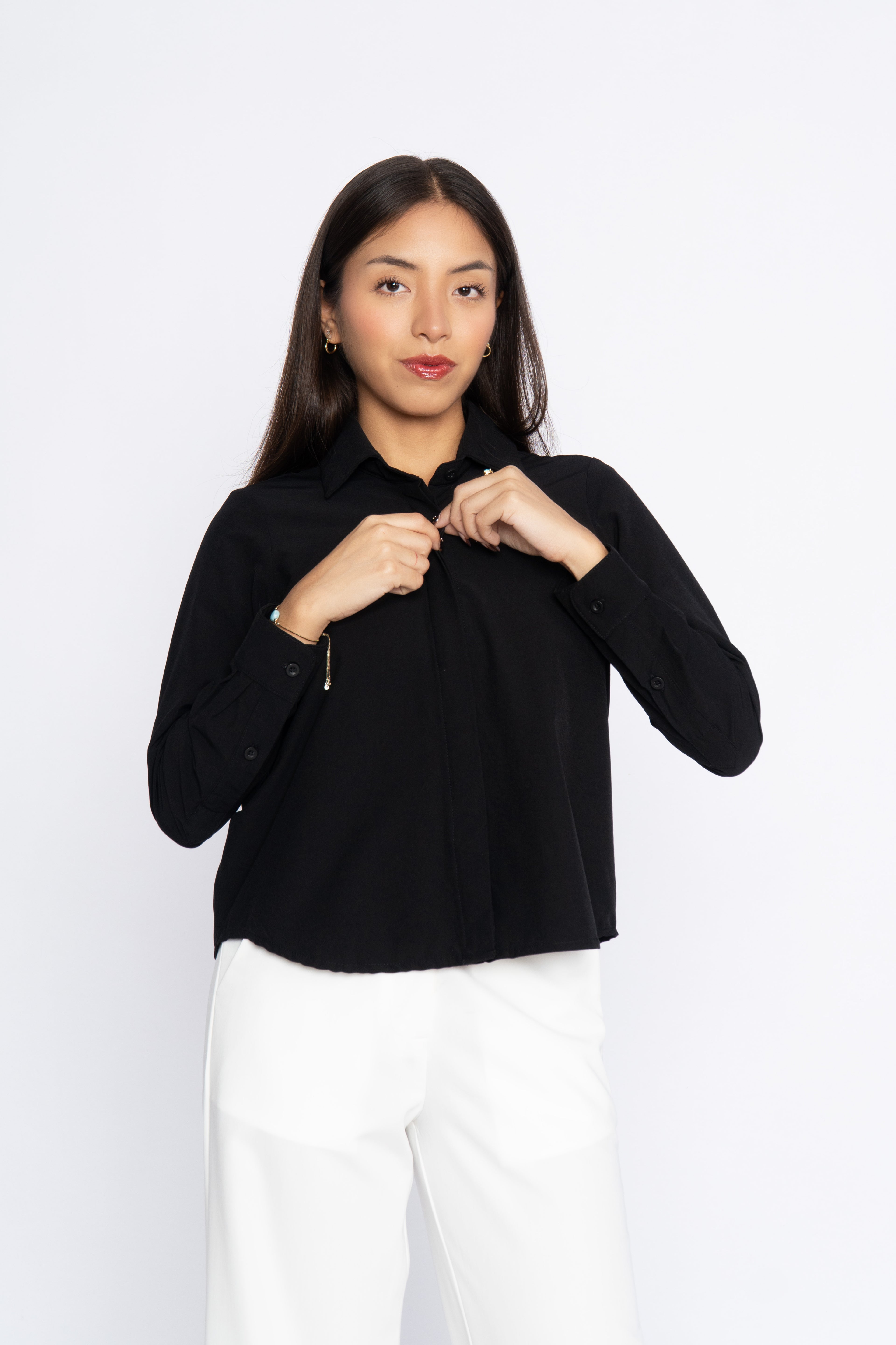 Blusa Petite Inés - Negro - PREVENTA