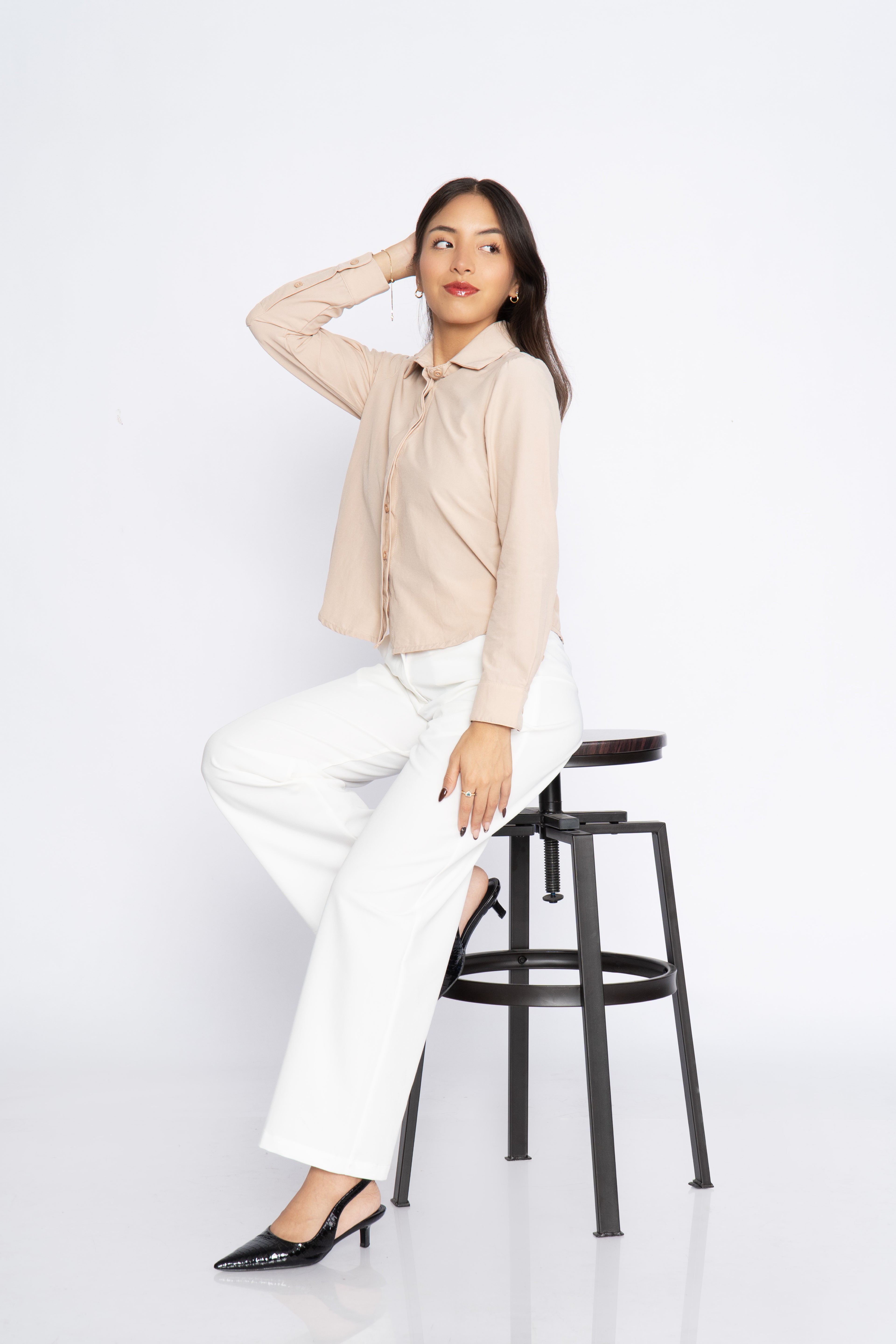 Blusa Petite Inés - Beige - PREVENTA