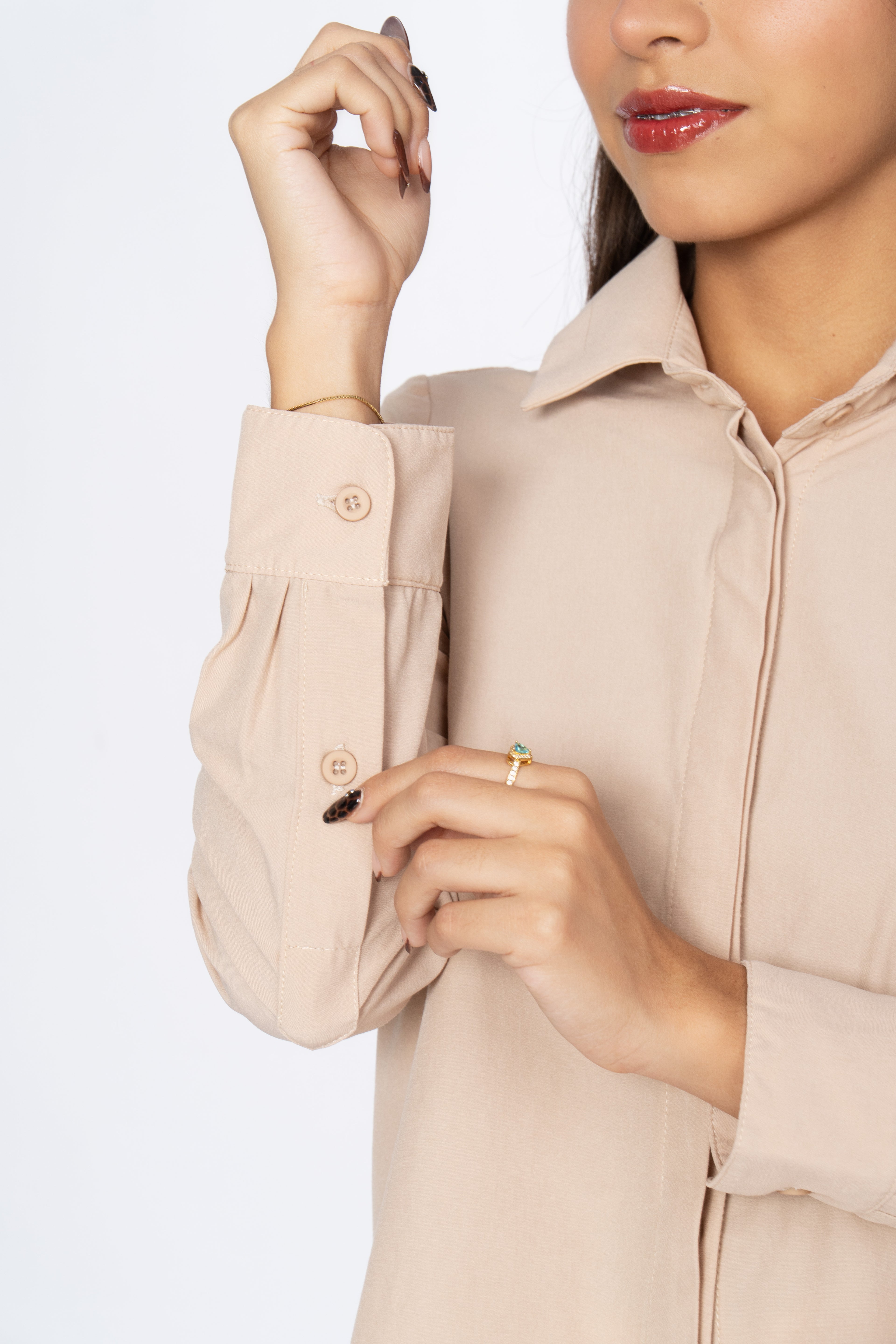 Blusa Petite Inés - Beige - PREVENTA