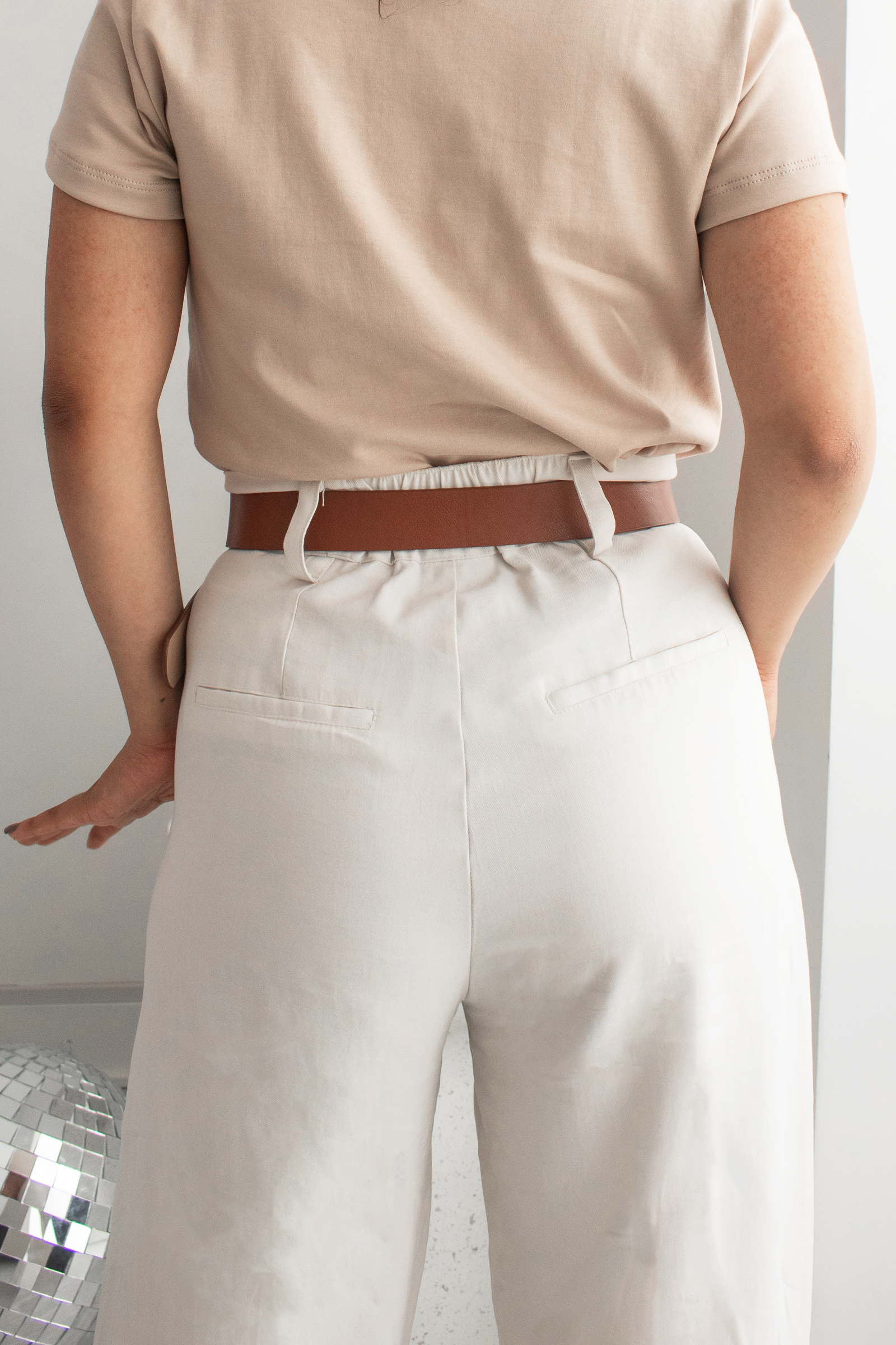 Pantalón Petite Swift - Perla