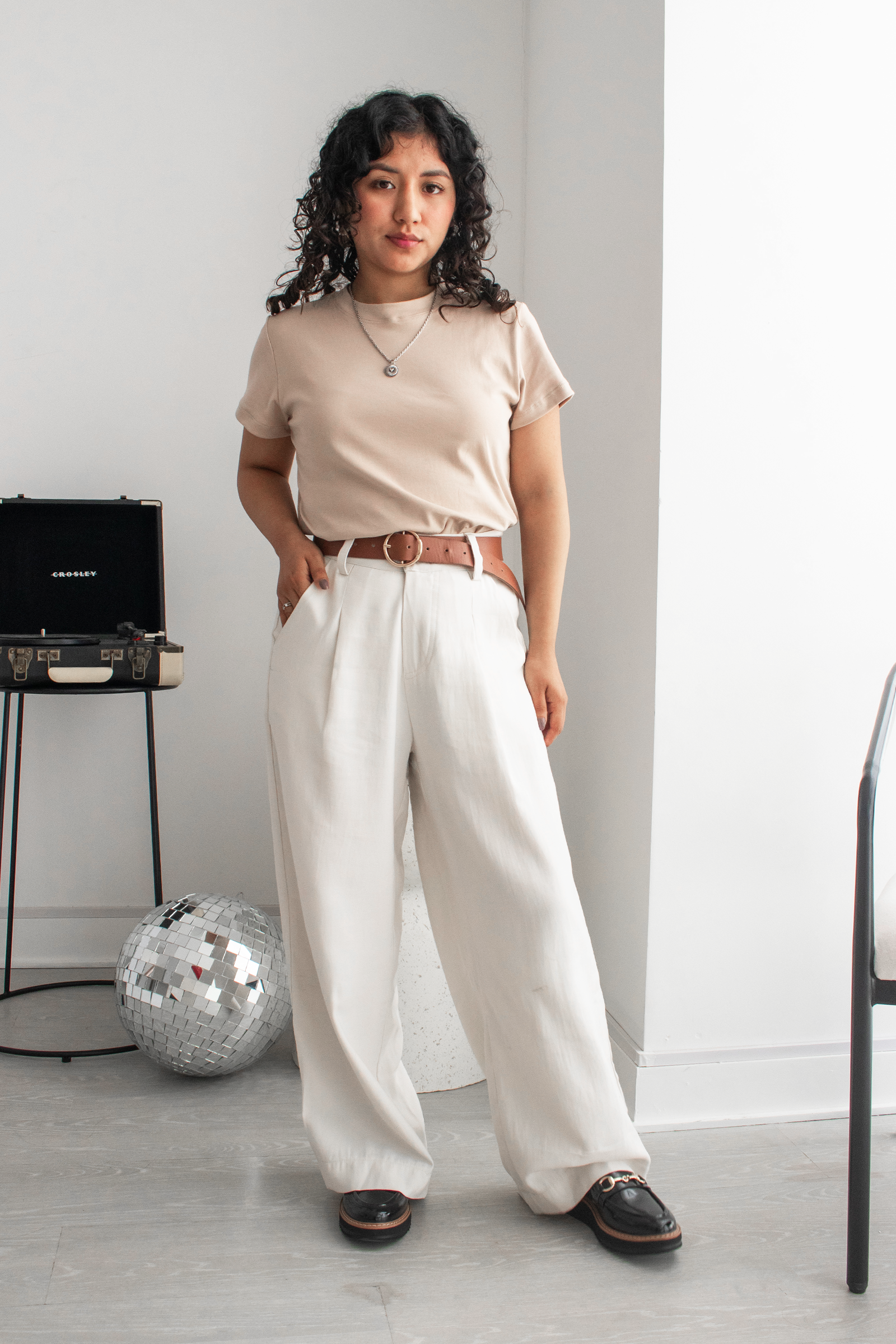 Pantalón Petite Swift - Perla