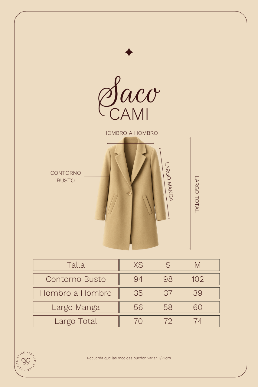 Saco Petite Cami - Beige