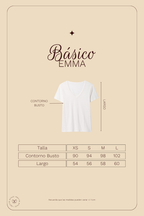 Polo Básico Petite Emma - Perla