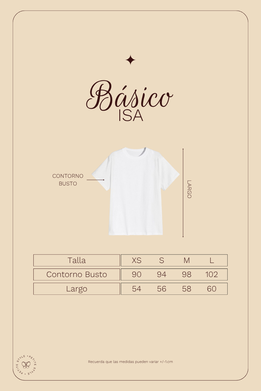 Polo Básico Petite Isa - Perla