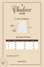 Chaleco Petite Clara - Beige